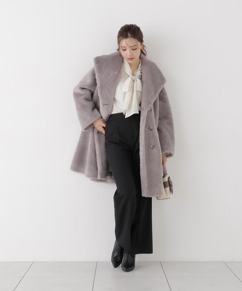 PROPORTION BODY DRESSING(プロポーションボディドレッシング)の「ビックリボンブラウス / 1216210903(シャツ/ブラウス・レディース・ホワイト系その他/ブラウン系その他/オフホワイト・MEDIUM/SMALL)」の20枚目の写真
