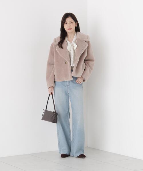 PROPORTION BODY DRESSING(プロポーションボディドレッシング)の「ビックリボンブラウス / 1216210903(シャツ/ブラウス・レディース・ホワイト系その他/ブラウン系その他/オフホワイト・MEDIUM/SMALL)」の18枚目の写真