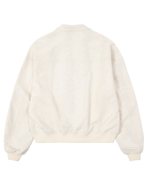 HUF(ハフ)の「89 OVAL BOMBER JACKET(ブルゾン・メンズ・ナチュラル/ネイビー・XL/L/M/S)」の8枚目の写真
