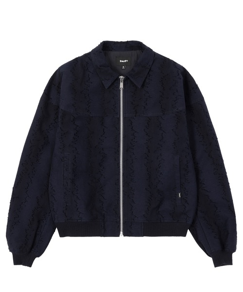 HUF(ハフ)の「89 OVAL BOMBER JACKET(ブルゾン・メンズ・ナチュラル/ネイビー・XL/L/M/S)」の9枚目の写真