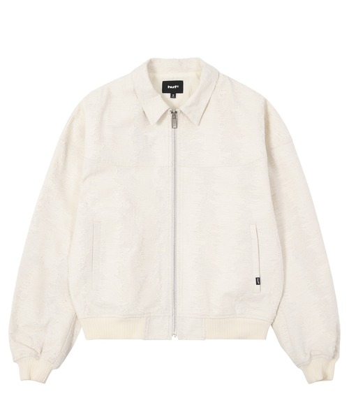 HUF(ハフ)の「89 OVAL BOMBER JACKET(ブルゾン・メンズ・ナチュラル/ネイビー・XL/L/M/S)」の7枚目の写真