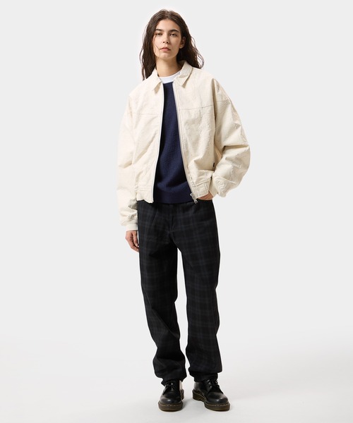 HUF(ハフ)の「89 OVAL BOMBER JACKET(ブルゾン・メンズ・ナチュラル/ネイビー・XL/L/M/S)」の11枚目の写真