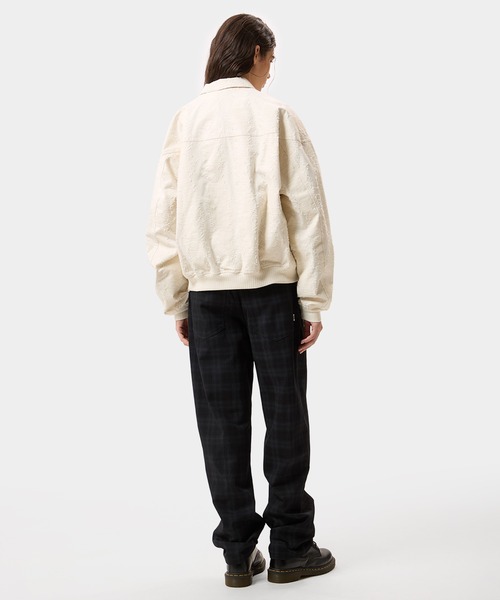 HUF(ハフ)の「89 OVAL BOMBER JACKET(ブルゾン・メンズ・ナチュラル/ネイビー・XL/L/M/S)」の13枚目の写真