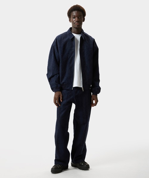 HUF(ハフ)の「89 OVAL BOMBER JACKET(ブルゾン・メンズ・ナチュラル/ネイビー・XL/L/M/S)」の15枚目の写真