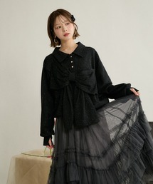 セール】glitter tuck pleat wide denim / グリッタータックプリーツ