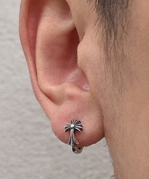 WARAIJOGO | シルバークロスリングピアス/両耳用/メンズ(ANM)(ピアス(両耳用))