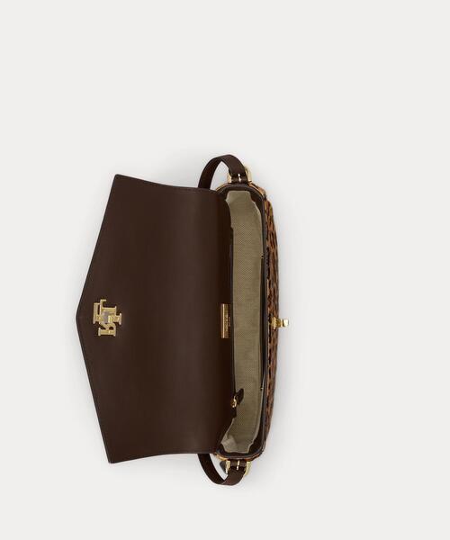 LAUREN RALPH LAUREN（ローレン ラルフ ローレン）の「レオパードプリント ミディアム Farrah ショルダー バッグ（ショルダーバッグ・レディース・ブラウン・ONE）」の5枚目の写真