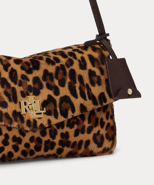 LAUREN RALPH LAUREN（ローレン ラルフ ローレン）の「レオパードプリント ミディアム Farrah ショルダー バッグ（ショルダーバッグ・レディース・ブラウン・ONE）」の6枚目の写真