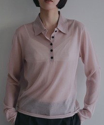 Sheer Polo Knit