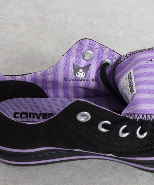 CONVERSE(コンバース)の「【CONVERSE × KUROMI】ALLSTAR OX(スニーカー・レディース・ブラック・5.5/4.5)」の10枚目の写真