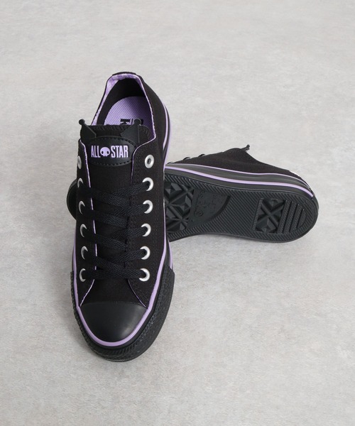 CONVERSE(コンバース)の「【CONVERSE × KUROMI】ALLSTAR OX(スニーカー・レディース・ブラック・5.5/4.5)」の4枚目の写真