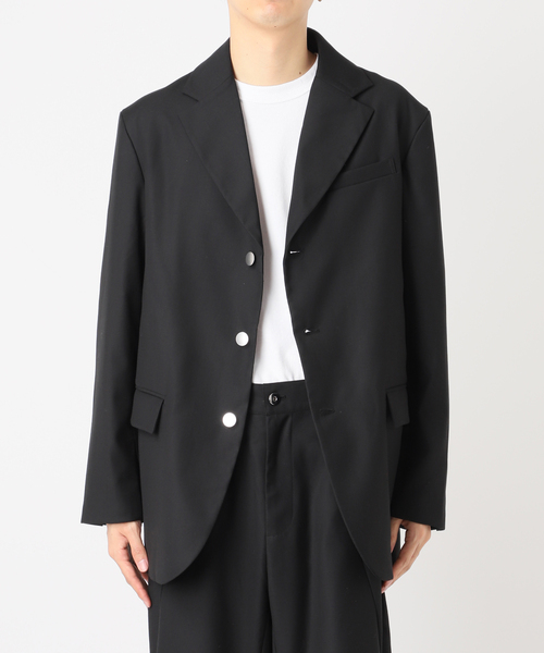 NOCTO ARCHIVE(ノクトアーカイブ)の「NOCTO ARCHIVE/ノクト アーカイブ Technical Studs Single Jacket(テーラードジャケット・メンズ・ブラック/グレー・LARGE/MEDIUM)」の4枚目の写真