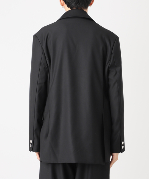NOCTO ARCHIVE(ノクトアーカイブ)の「NOCTO ARCHIVE/ノクト アーカイブ Technical Studs Single Jacket(テーラードジャケット・メンズ・ブラック/グレー・LARGE/MEDIUM)」の6枚目の写真