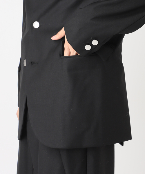 NOCTO ARCHIVE(ノクトアーカイブ)の「NOCTO ARCHIVE/ノクト アーカイブ Technical Studs Single Jacket(テーラードジャケット・メンズ・ブラック/グレー・LARGE/MEDIUM)」の8枚目の写真