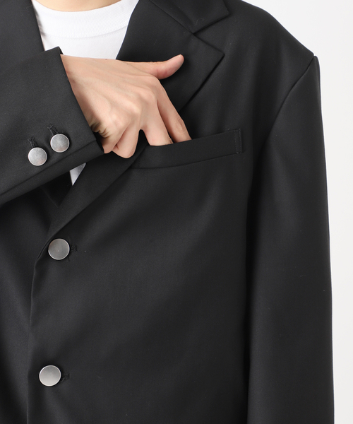 NOCTO ARCHIVE(ノクトアーカイブ)の「NOCTO ARCHIVE/ノクト アーカイブ Technical Studs Single Jacket(テーラードジャケット・メンズ・ブラック/グレー・LARGE/MEDIUM)」の11枚目の写真