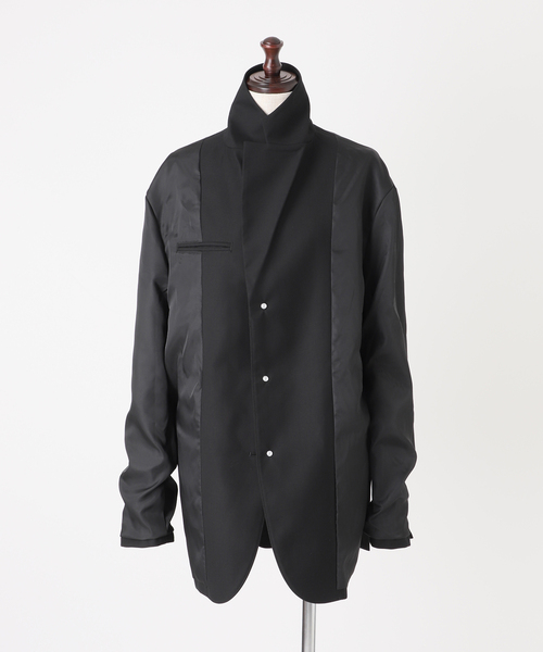 NOCTO ARCHIVE(ノクトアーカイブ)の「NOCTO ARCHIVE/ノクト アーカイブ Technical Studs Single Jacket(テーラードジャケット・メンズ・ブラック/グレー・LARGE/MEDIUM)」の13枚目の写真