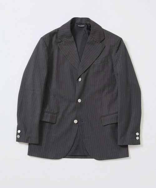 NOCTO ARCHIVE(ノクトアーカイブ)の「NOCTO ARCHIVE/ノクト アーカイブ Technical Studs Single Jacket(テーラードジャケット・メンズ・ブラック/グレー・LARGE/MEDIUM)」の17枚目の写真