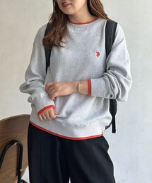 フェイクレイヤードスウェットライクニット