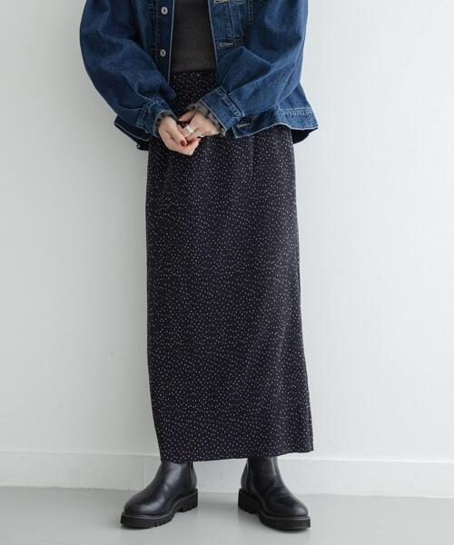 URBAN RESEARCH Sonny Label(アーバンリサーチサニーレーベル)の「高密度マイクロプリーツイージースカート(スカート・レディース・ドット/ブラック・FREE)」の2枚目の写真