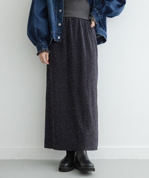 URBAN RESEARCH Sonny Label(アーバンリサーチサニーレーベル)の「高密度マイクロプリーツイージースカート(スカート・レディース・ドット/ブラック・FREE)」の3枚目の写真