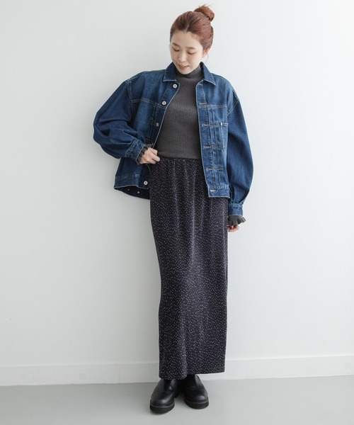 URBAN RESEARCH Sonny Label(アーバンリサーチサニーレーベル)の「高密度マイクロプリーツイージースカート(スカート・レディース・ドット/ブラック・FREE)」の7枚目の写真