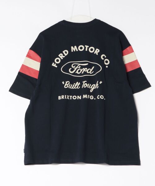 BRIXTON（ブリクストン）の「【BRIXTON/ブリクストン】FORD BUILT TOUGH JERSEY（Tシャツ/カットソー・メンズ・ネイビー・L）」の2枚目の写真