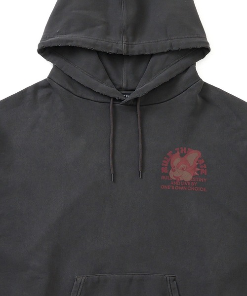 RULE THE FATE（ルールザフェイト）の「RTF DOG SWEAT HOODIE/ドッグスウェットフーディー（パーカー・メンズ・ベージュ/ブラック・0/1/2）」の4枚目の写真