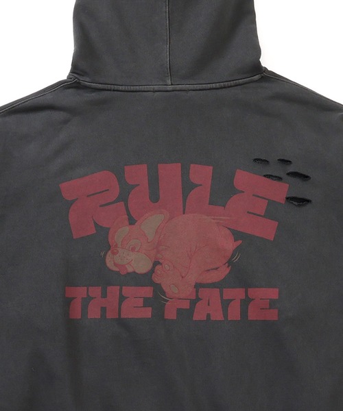 RULE THE FATE（ルールザフェイト）の「RTF DOG SWEAT HOODIE/ドッグスウェットフーディー（パーカー・メンズ・ベージュ/ブラック・0/1/2）」の5枚目の写真