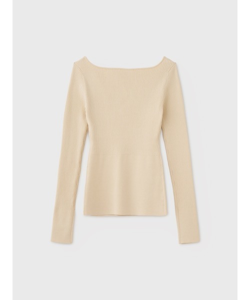 EIMY ISTOIRE(エイミーイストワール)の「ROSE RIB KNIT TOPS(ニット/セーター・レディース・ブラック/チャコールグレー/レッド/アイボリー・FREE)」の17枚目の写真