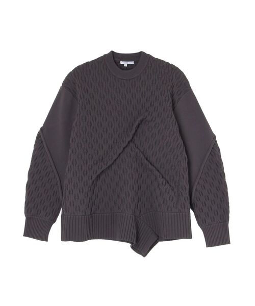 UN3D.(アンスリード)の「LINKS KNIT TOP / リンクスニットトップ(ニット/セーター・レディース・ブラック/グレー/ブルー・FREE)」の3枚目の写真