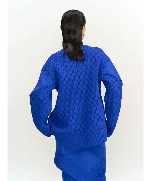 UN3D.(アンスリード)の「LINKS KNIT TOP / リンクスニットトップ(ニット/セーター・レディース・ブラック/グレー/ブルー・FREE)」の8枚目の写真
