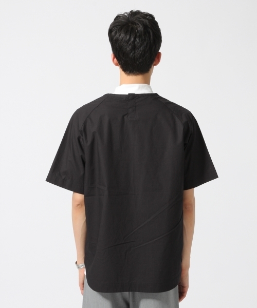 RAGEBLUE（レイジブルー）の「ブロードプルオーバーシャツ半袖/705728（シャツ/ブラウス・メンズ・ブルー/ネイビー/ブラック/ホワイト・LARGE/MEDIUM）」の12枚目の写真