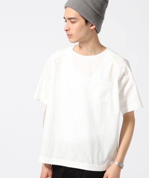 RAGEBLUE（レイジブルー）の「ブロードプルオーバーシャツ半袖/705728（シャツ/ブラウス・メンズ・ブルー/ネイビー/ブラック/ホワイト・LARGE/MEDIUM）」の9枚目の写真