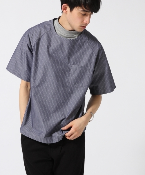 RAGEBLUE（レイジブルー）の「ブロードプルオーバーシャツ半袖/705728（シャツ/ブラウス・メンズ・ブルー/ネイビー/ブラック/ホワイト・LARGE/MEDIUM）」の10枚目の写真