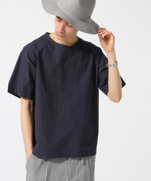 RAGEBLUE（レイジブルー）の「ブロードプルオーバーシャツ半袖/705728（シャツ/ブラウス・メンズ・ブルー/ネイビー/ブラック/ホワイト・LARGE/MEDIUM）」の11枚目の写真