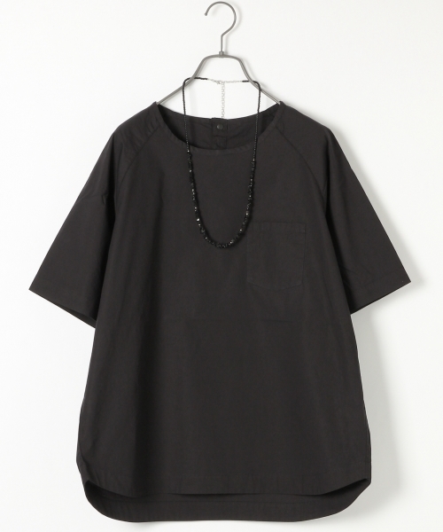 RAGEBLUE（レイジブルー）の「ブロードプルオーバーシャツ半袖/705728（シャツ/ブラウス・メンズ・ブルー/ネイビー/ブラック/ホワイト・LARGE/MEDIUM）」の6枚目の写真