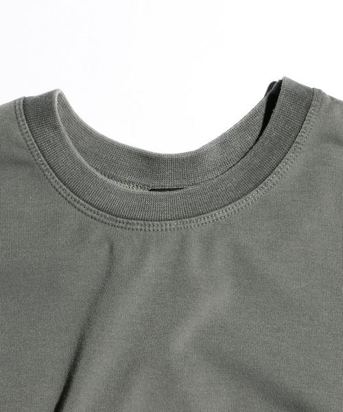 ADYN ロング丈 カットソー and it_ カットソー レディース 長袖 七分袖 ロング Tシャツ 春