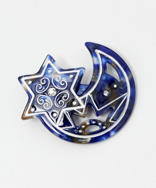 チャイハネ（チャイハネ）の「【チャイハネ】ダビデヘアクリップ（バレッタ/ヘアクリップ・レディース・ブルー/カラフル/ホワイト・FREE）」の7枚目の写真