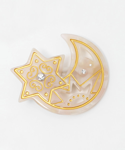 チャイハネ（チャイハネ）の「【チャイハネ】ダビデヘアクリップ（バレッタ/ヘアクリップ・レディース・ブルー/カラフル/ホワイト・FREE）」の2枚目の写真