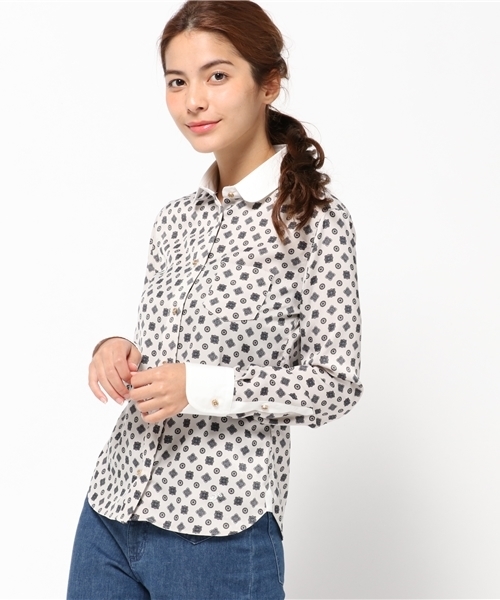 LOVELESS(ラブレス)の「【LOVELESS】WOMENS アスコットモチーフクレリックブラウス(シャツ/ブラウス・レディース・グレー・36/34)」の12枚目の写真