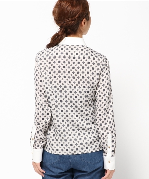 LOVELESS(ラブレス)の「【LOVELESS】WOMENS アスコットモチーフクレリックブラウス(シャツ/ブラウス・レディース・グレー・36/34)」の6枚目の写真