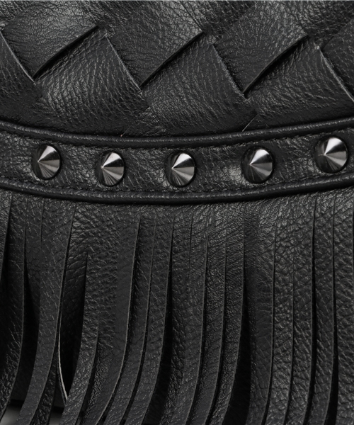 GUILD PRIME（ギルドプライム）の「【GUILD PRIME】WOMENS フリンジバスケットショルダー（ショルダーバッグ・レディース・ブラック・FREE）」の10枚目の写真