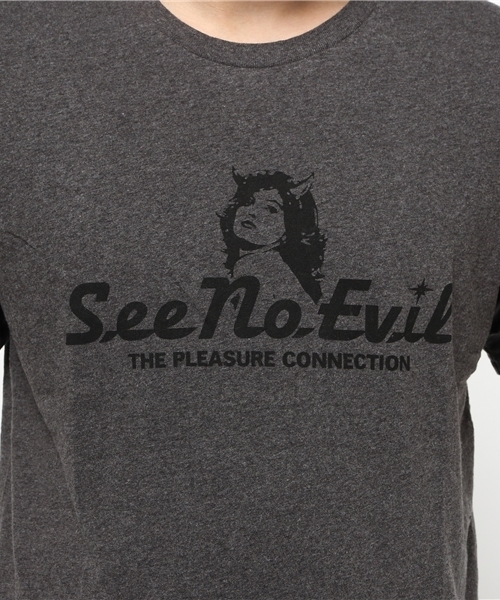 HYSTERIC GLAMOUR（ヒステリックグラマー）の「SEE NO EVIL pt T-SH（Tシャツ/カットソー・メンズ・ピンク/グリーン/ブルー/チャコールグレー・LARGE/MEDIUM/X-LARGE/SMALL）」の11枚目の写真