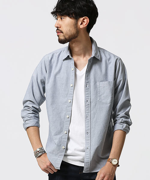 Nano Universe ナノユニバース の Oxfordシャツ Ls シャツ ブラウス Wear