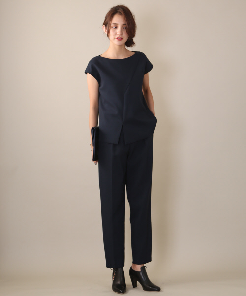 Abahouse Devinette(ドゥヴィネット)の「Set upオケージョンプルオーバー (シャツ/ブラウス・レディース・ベージュ/オレンジ/ネイビー・2)」の7枚目の写真
