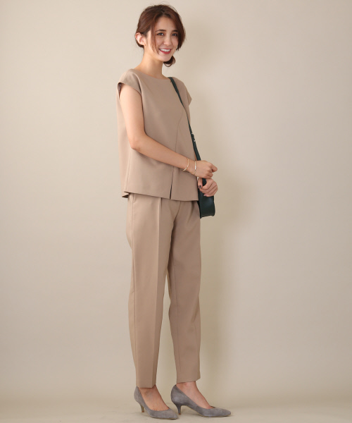 Abahouse Devinette(ドゥヴィネット)の「Set upオケージョンプルオーバー (シャツ/ブラウス・レディース・ベージュ/オレンジ/ネイビー・2)」の9枚目の写真