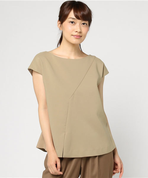 Abahouse Devinette(ドゥヴィネット)の「Set upオケージョンプルオーバー (シャツ/ブラウス・レディース・ベージュ/オレンジ/ネイビー・2)」の17枚目の写真