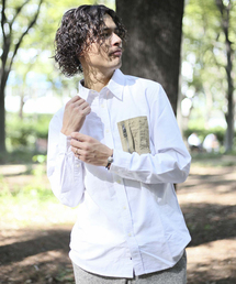 Denime | ミリタリーポケットレギュラーカラーシャツ(シャツ/ブラウス)