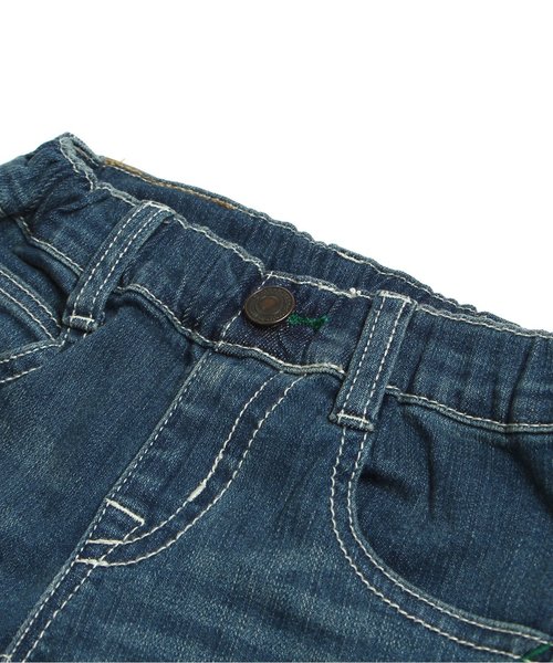 F.O.KIDS(エフオーキッズ)の「ビッグポケットデニムパンツ(10分丈)(デニムパンツ・キッズ・ネイビー/サックスブルー/ブルー・140/95/80/100/120/110/90/130)」の4枚目の写真