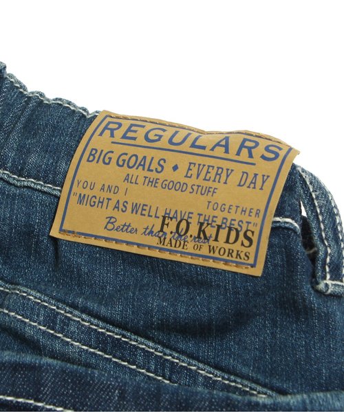 F.O.KIDS(エフオーキッズ)の「ビッグポケットデニムパンツ(10分丈)(デニムパンツ・キッズ・ネイビー/サックスブルー/ブルー・140/95/80/100/120/110/90/130)」の7枚目の写真